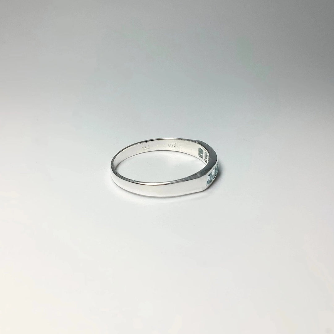 Blue Topaz Ring - Rocks and Gems Canada