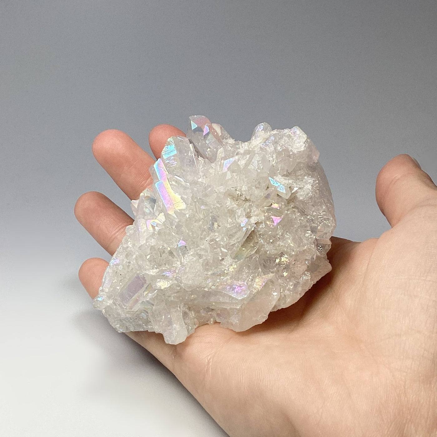 Opalescent Quartz Cluster