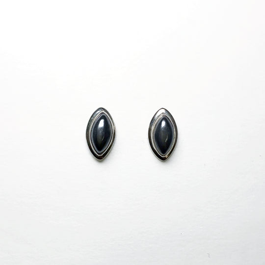 Hematite Stud Earrings - Rocks and Gems Canada