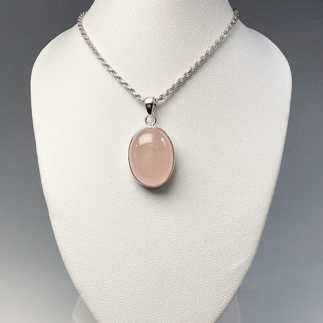 Rose Quartz Pendant - Rocks and Gems Canada