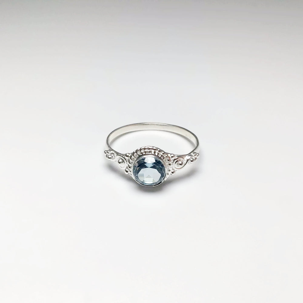 Blue Topaz Ring - Rocks and Gems Canada