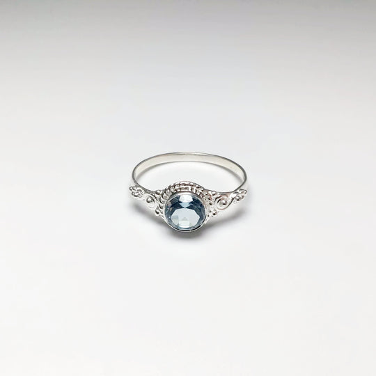 Blue Topaz Ring - Rocks and Gems Canada