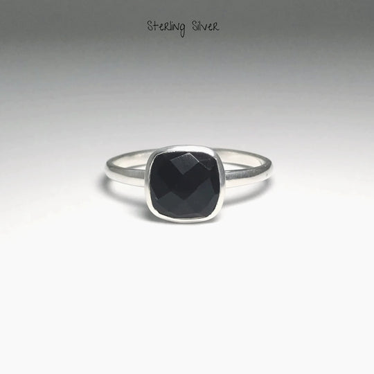 Black Onyx Ring - Rocks and Gems Canada