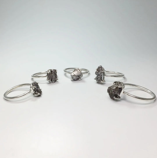 Campo Del Cielo Meteorite Ring - Rocks and Gems Canada