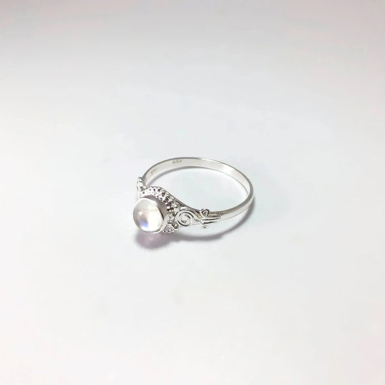 Rainbow Moonstone Ring - Rocks and Gems Canada