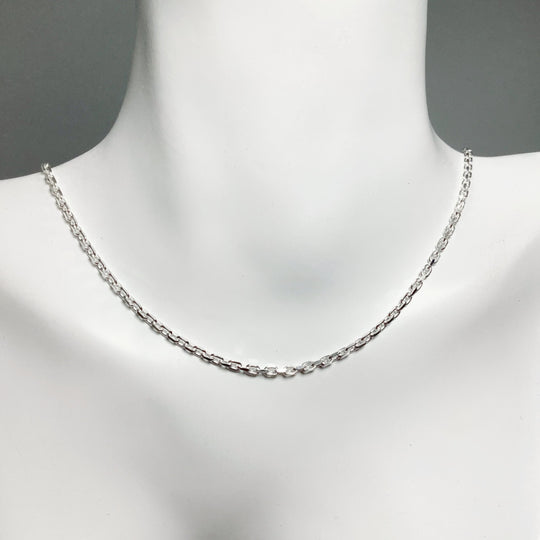 Sterling Silver Chain - Anchor Style - Rocks and Gems Canada