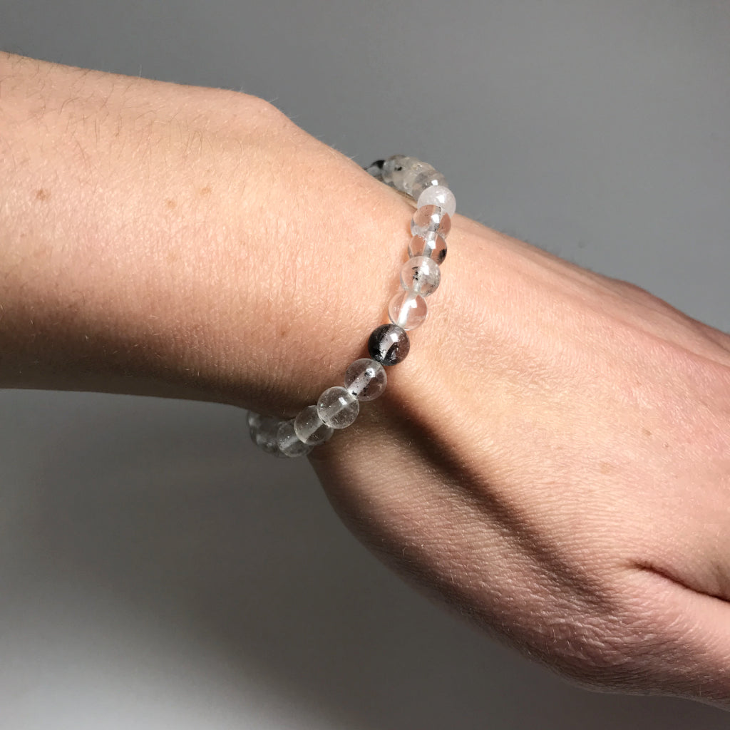 Juniper Quartz Beaded Bracelet - 6mm - Rocks and Gems Canada