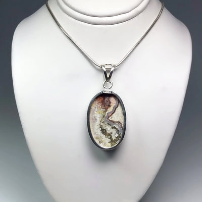 Crazy Lace Agate Pendant