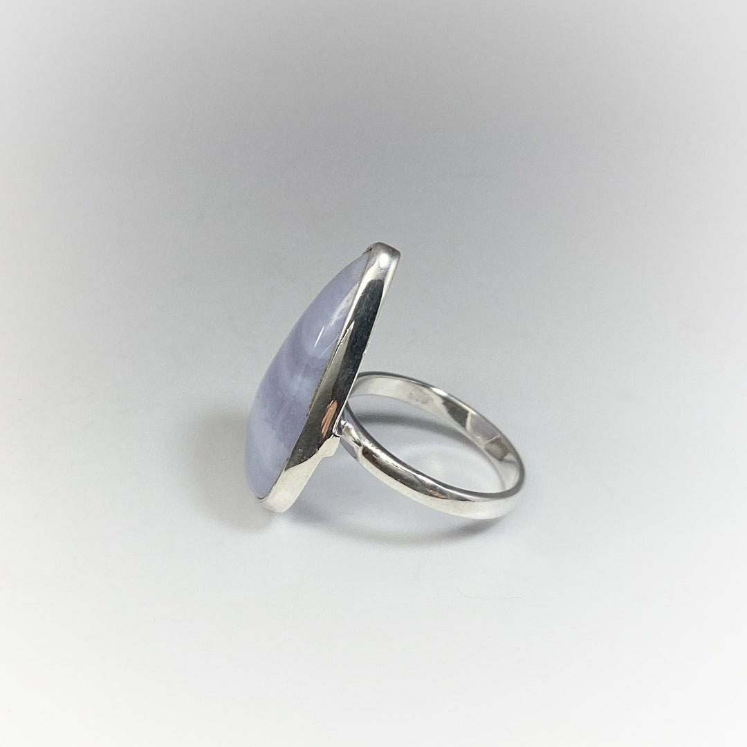 Blue Lace Agate Ring - Rocks and Gems Canada