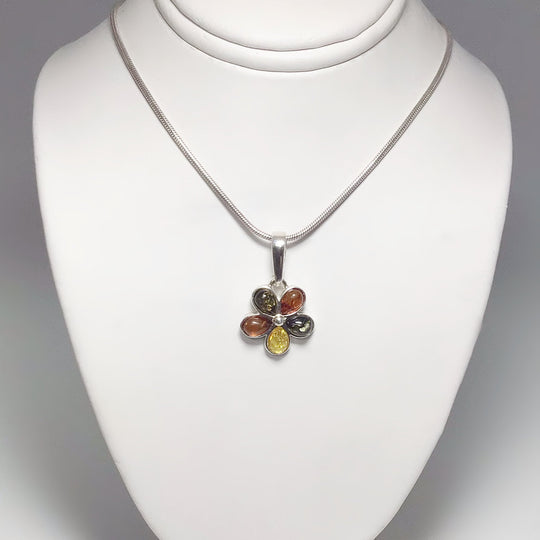 Mixed Amber Pendant - Rocks and Gems Canada