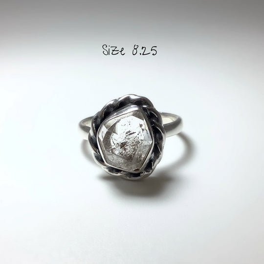 Herkimer Diamond Ring - Rocks and Gems Canada