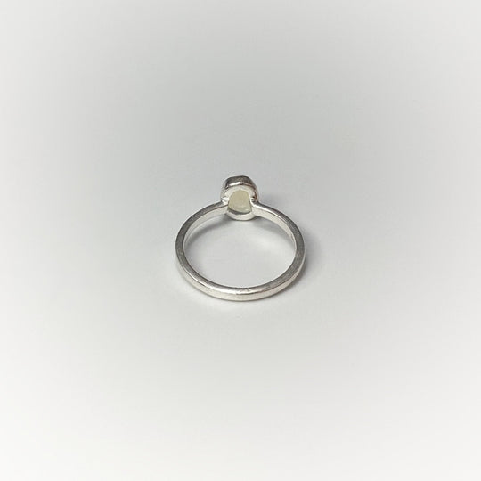 Faceted Ethiopian Fire Opal Ring - Rocks and Gems Canada