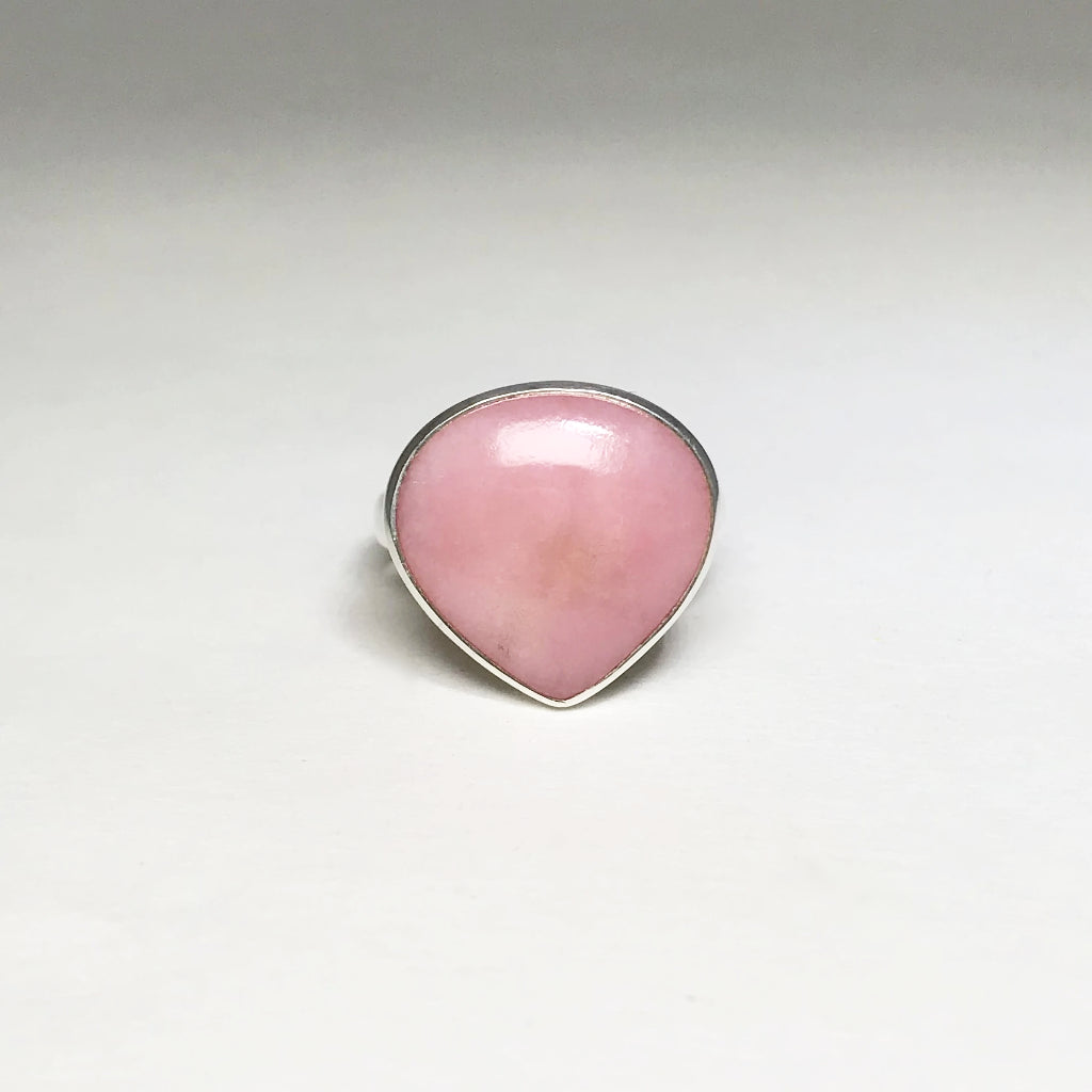 Pink Peruvian Opal Ring