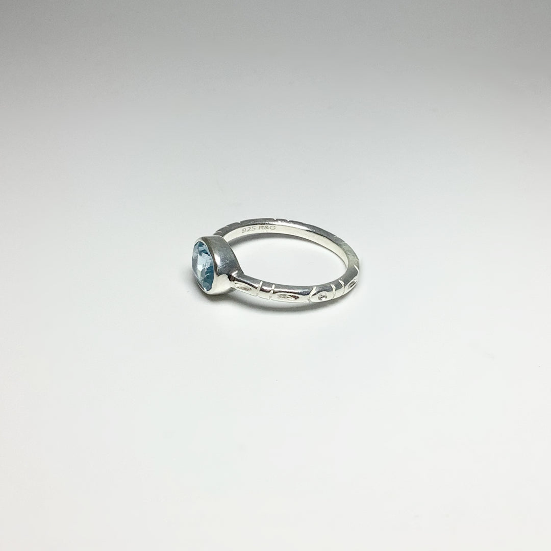 Blue Topaz Ring - Rocks and Gems Canada