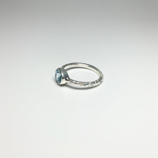 Blue Topaz Ring - Rocks and Gems Canada