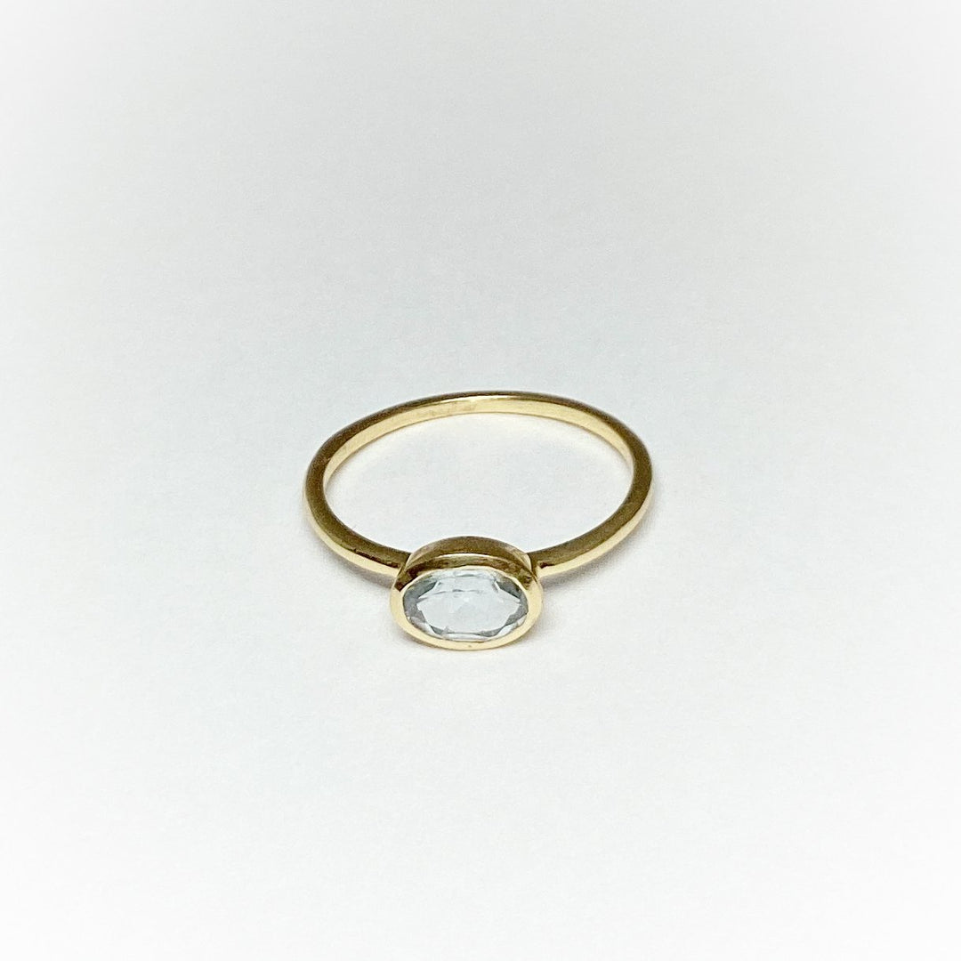 Blue Topaz Ring - Rocks and Gems Canada