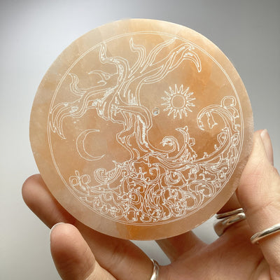 Selenite Incense Holder