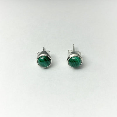 Malachite Stud Earrings