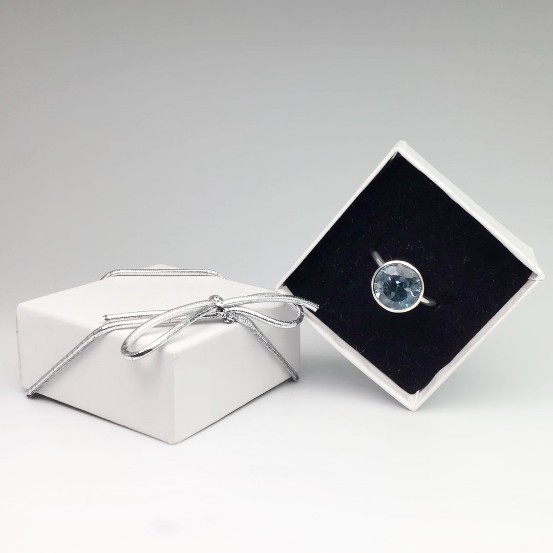 Blue Topaz Ring - Rocks and Gems Canada