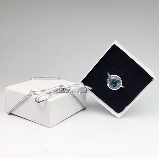 Blue Topaz Ring - Rocks and Gems Canada