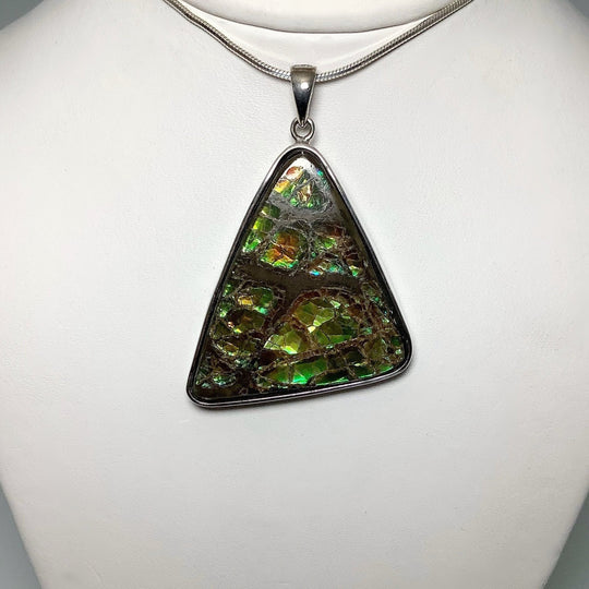 Alberta Ammolite Pendant - Rocks and Gems Canada