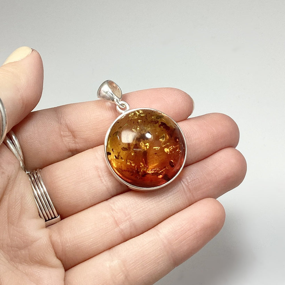 Ombre Amber Pendant - Rocks and Gems Canada
