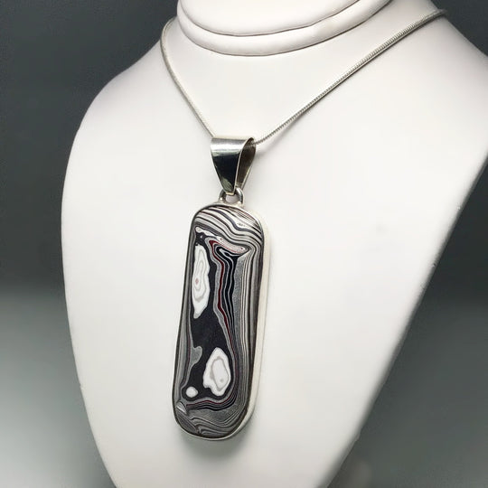 Fordite Pendant - Rocks and Gems Canada
