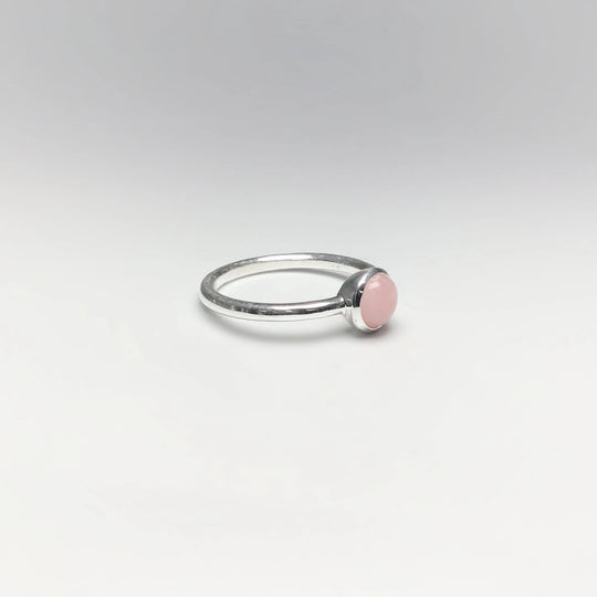Pink Peruvian Opal Ring - Rocks and Gems Canada