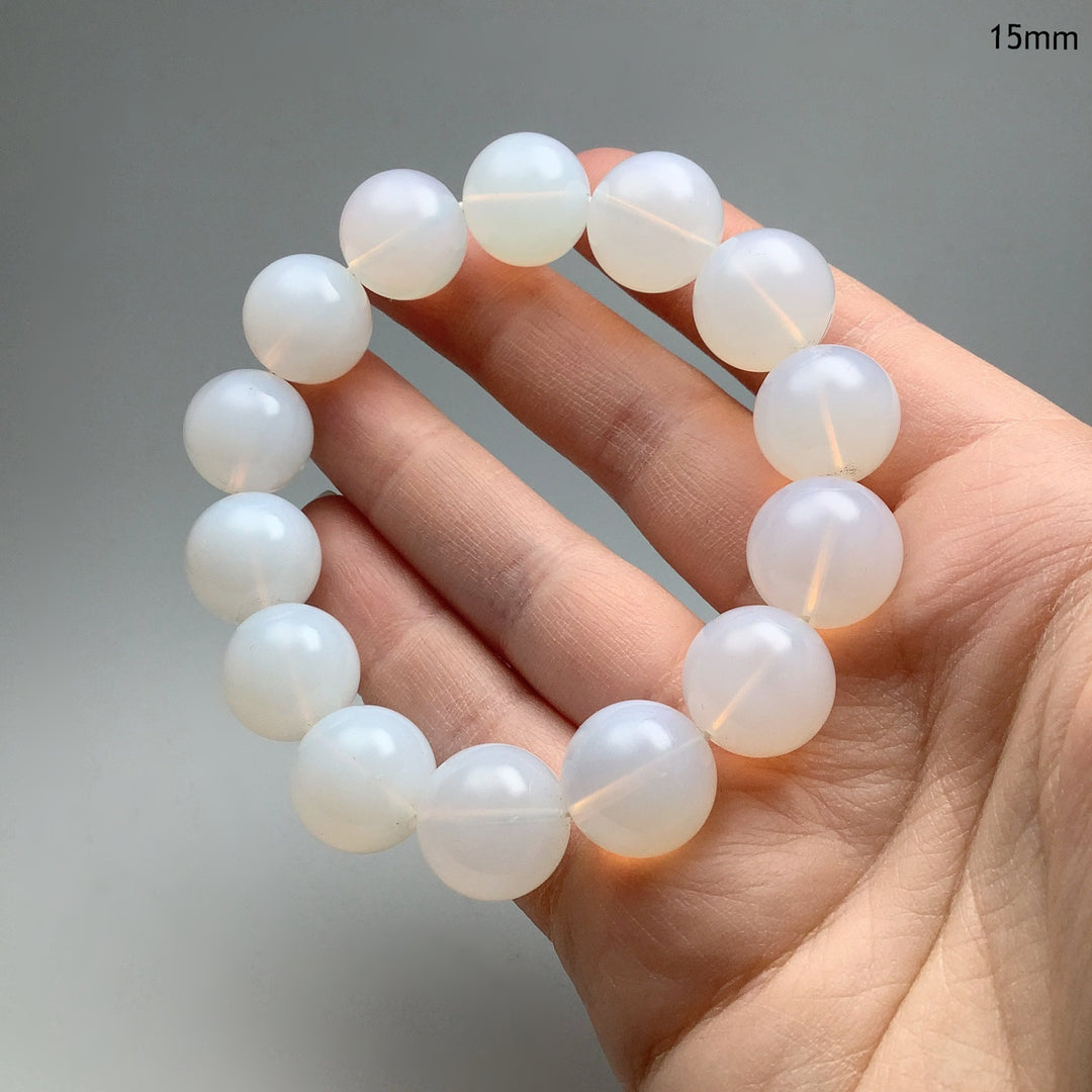 Moon Quartz Beaded Bracelet - Rocks and Gems Canada
