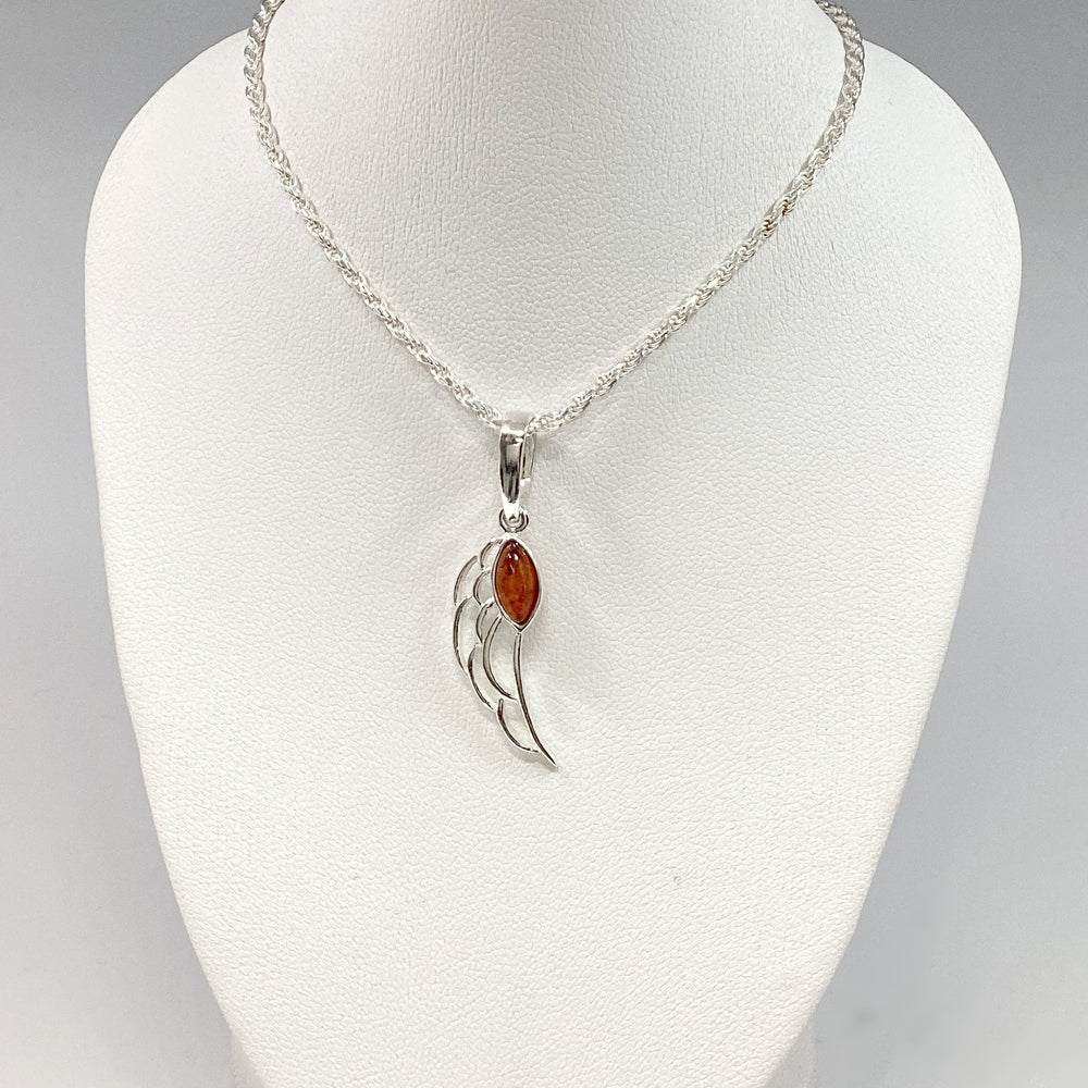 Cognac Amber Pendant - Rocks and Gems Canada