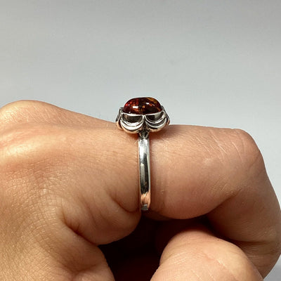 Cognac Amber Ring