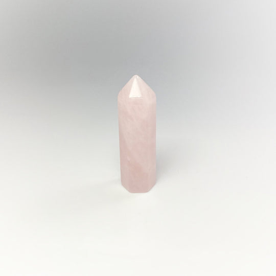 Polished Rose Quartz Point - Rocks and Gems Canada