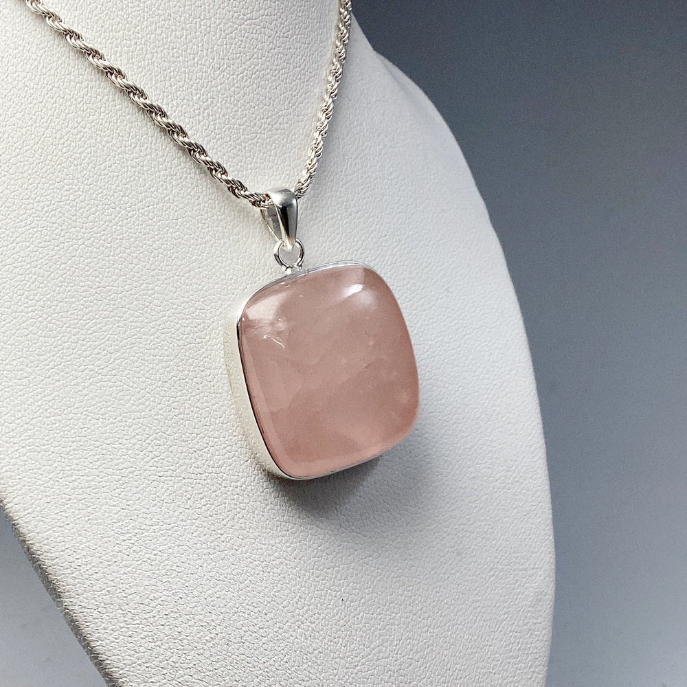 Rose Quartz Pendant - Rocks and Gems Canada