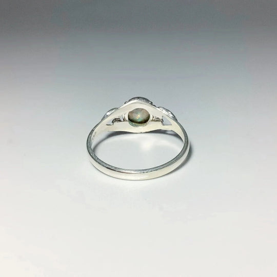 Faceted Ethiopian Fire Opal Ring - Rocks and Gems Canada