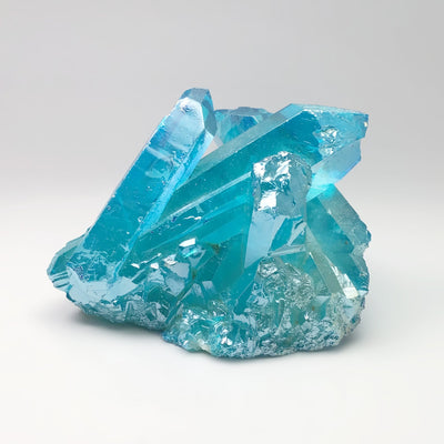 Rainbow Aqua Aura Quartz Cluster