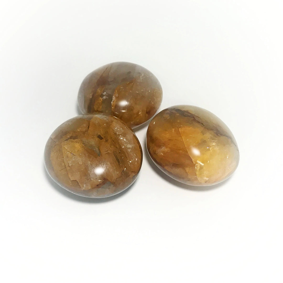 Dark Golden Hematoid Quartz Tumble - Rocks and Gems Canada