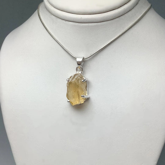 Raw Citrine Pendant - Rocks and Gems Canada