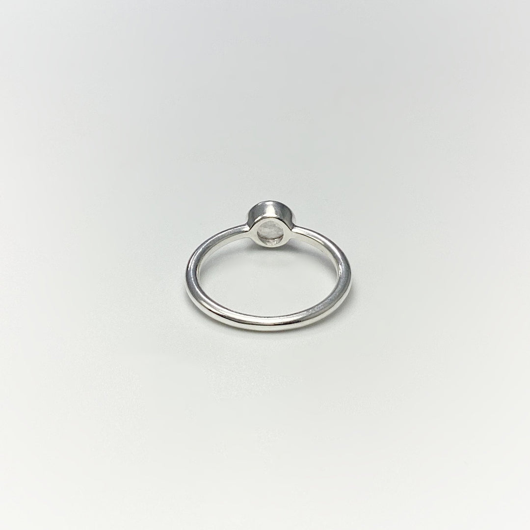 Rainbow Moonstone Ring - Rocks and Gems Canada