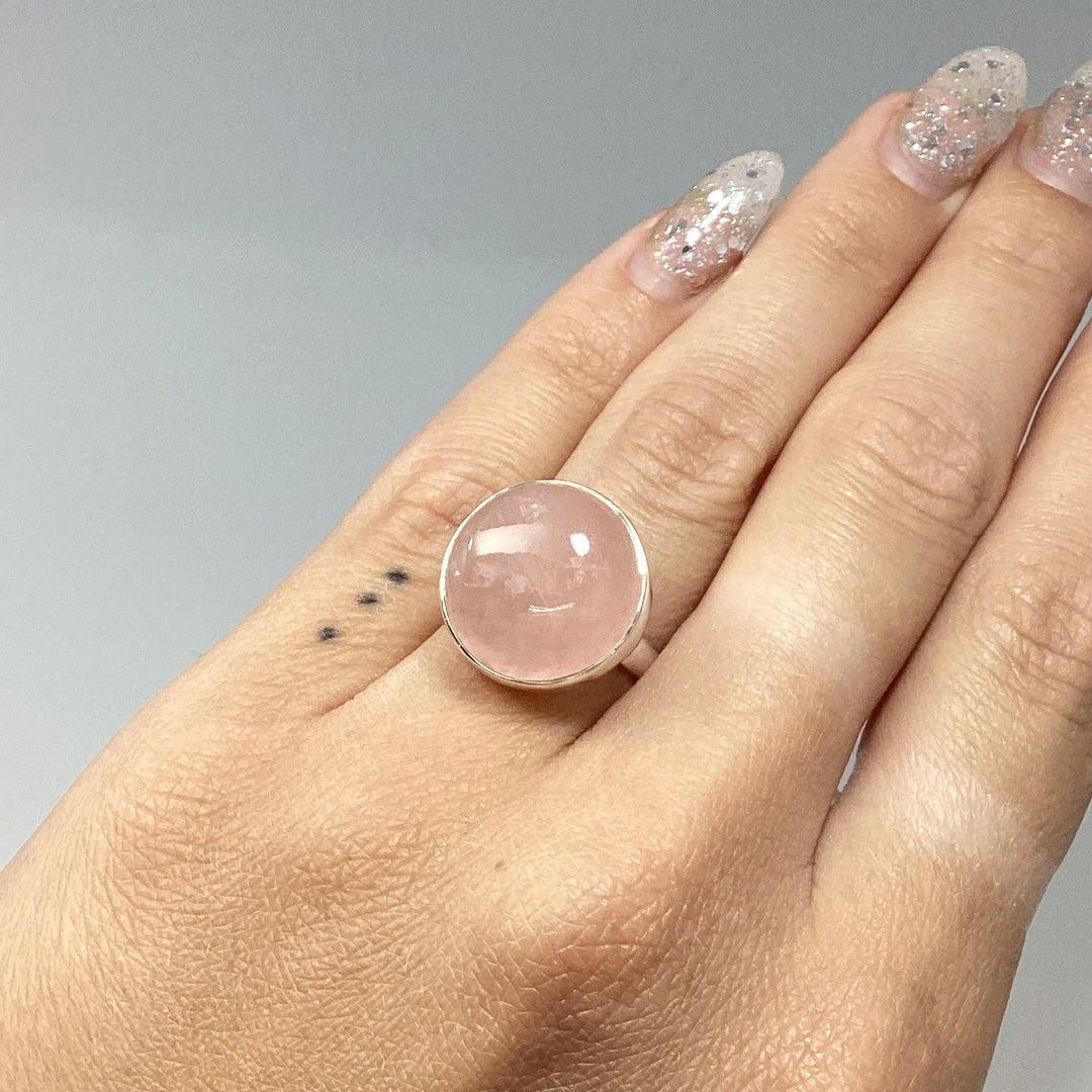 Rose Quartz Ring - Rocks and Gems Canada