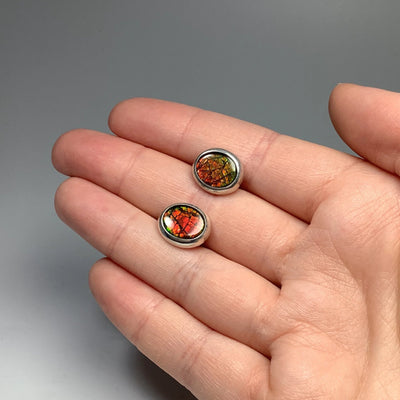 Alberta Ammolite Stud Earrings