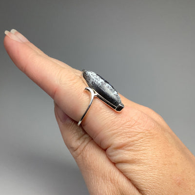 Dendritic Opal Ring