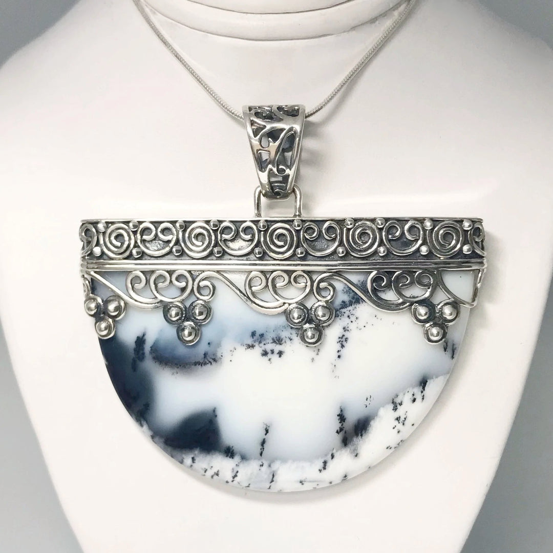 Dendritic Opal Pendant - Rocks and Gems Canada
