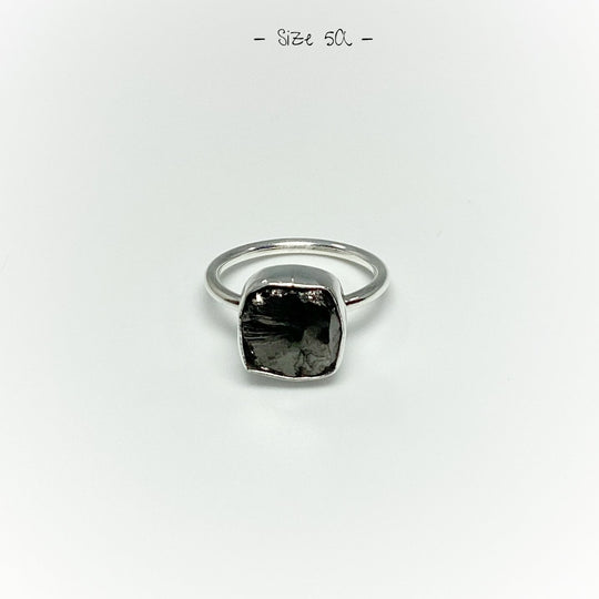 Raw Elite Shungite Ring - Rocks and Gems Canada
