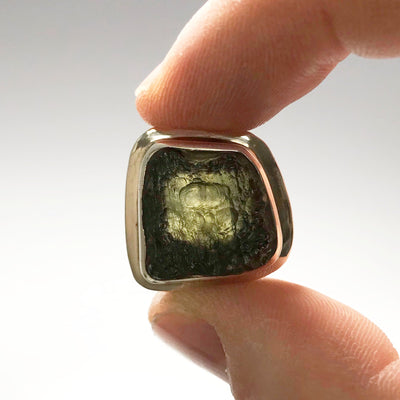 Moldavite Ring