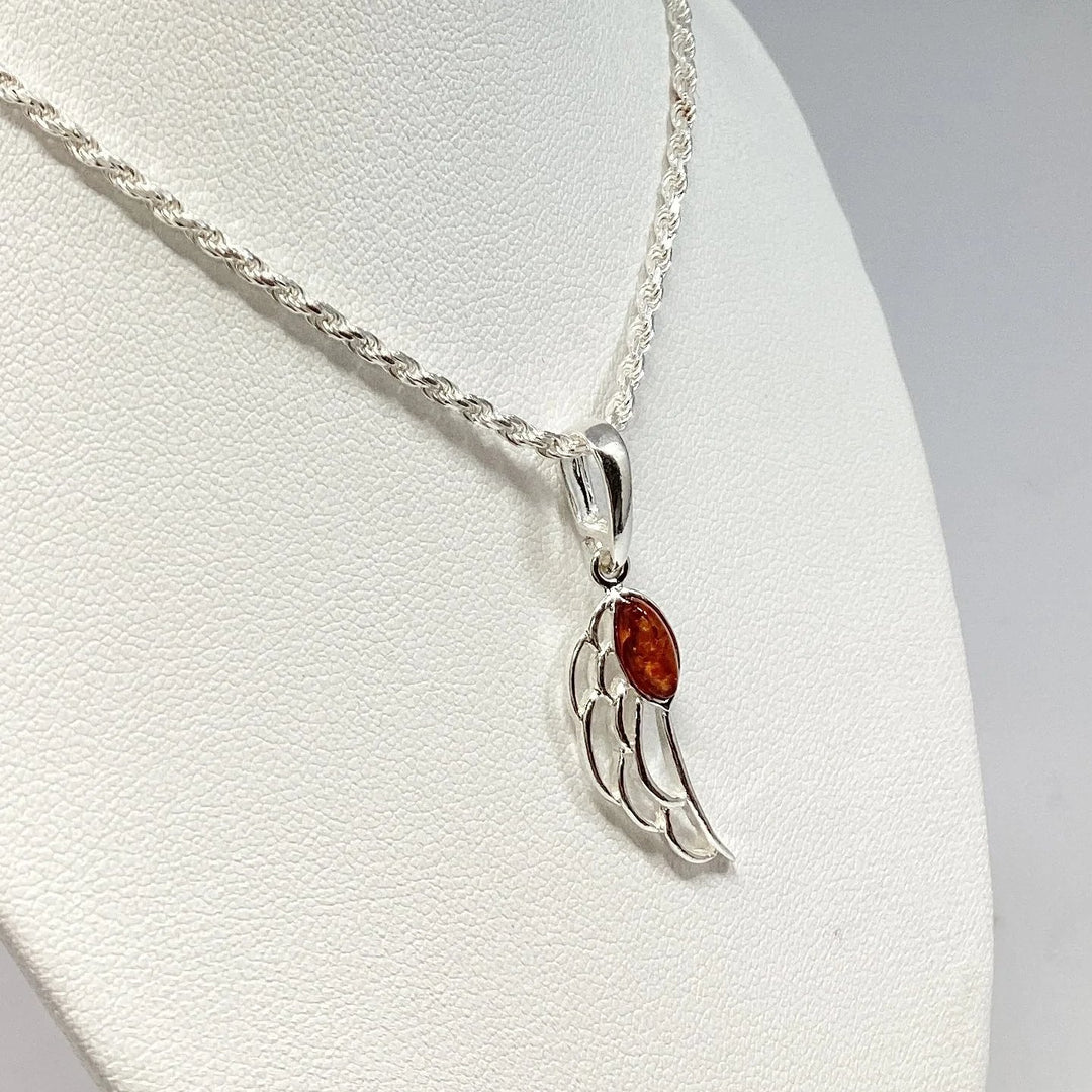Cognac Amber Pendant - Rocks and Gems Canada