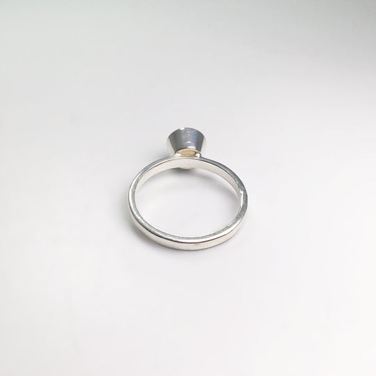 Faceted Ethiopian Fire Opal Ring - Rocks and Gems Canada