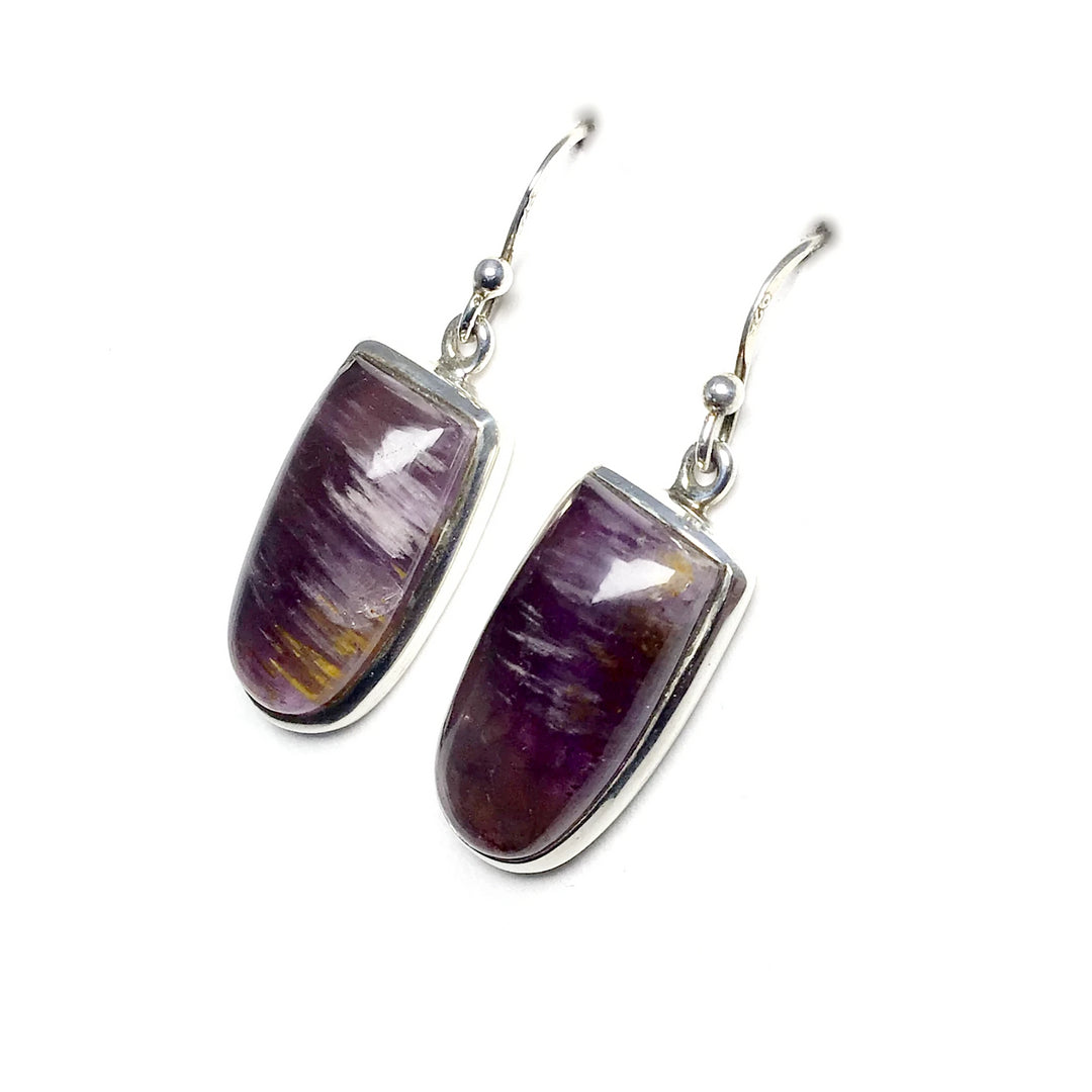 Super Seven Dangle Earrings - Rocks and Gems Canada