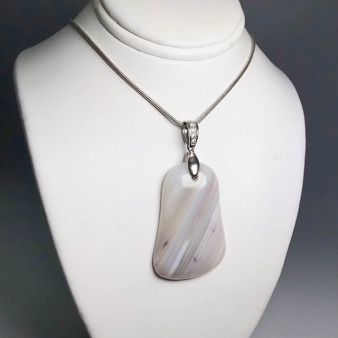 Natural Agate Pendant - Rocks and Gems Canada