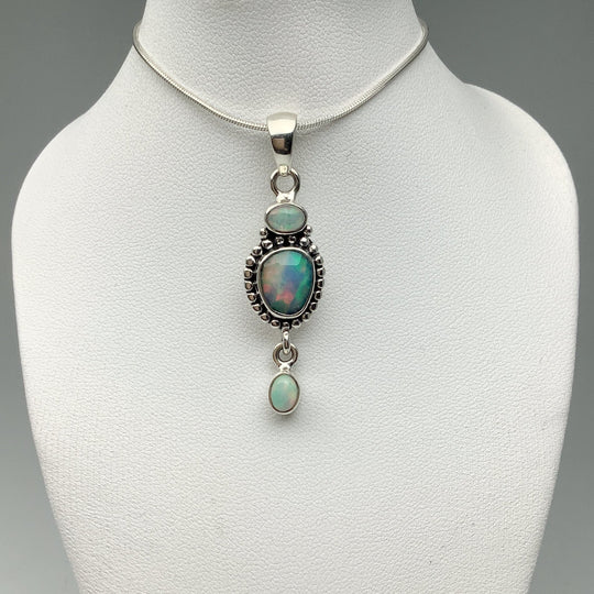 Fire Opal Pendant - Rocks and Gems Canada