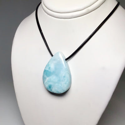 Larimar Drilled Pendant